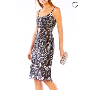 BCBG Alese Deco Lace Dress